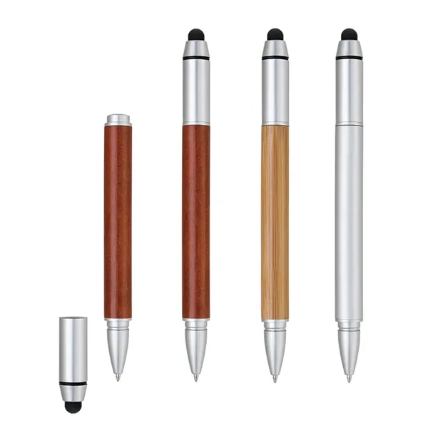 Cap Off Stylus Pen with wood or metal options.... from ASI 31517 Admart Products / Admart Line