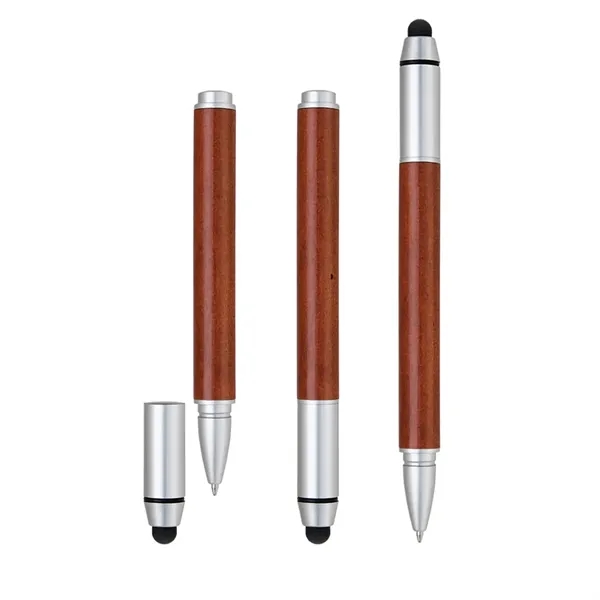 Cap Off Stylus Pen with wood or metal options.... from ASI 31517 Admart Products / Admart Line