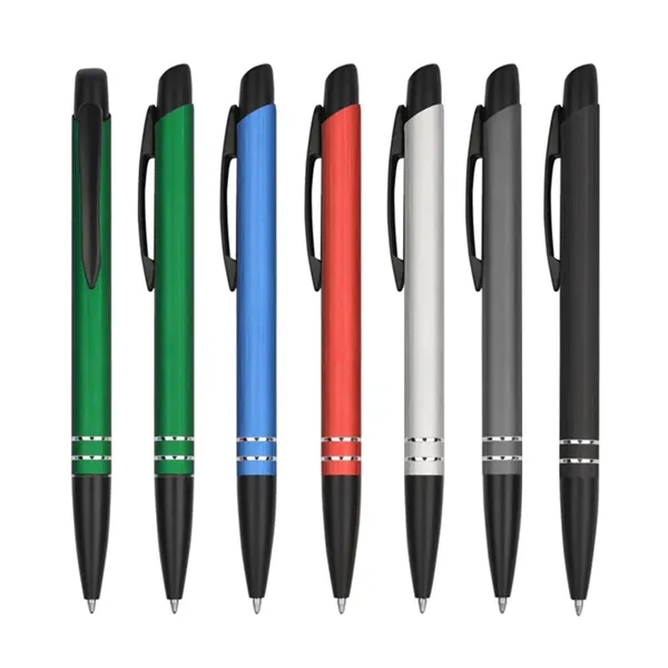 Curved Plunger Metallic Ballpoint Pen... from ASI 31517 Admart Products / Admart Line