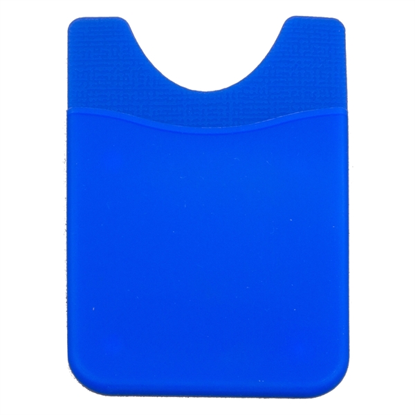 Soft silicone wallet for attachment to the back of a cell... from ASI 62660 Innovation Line