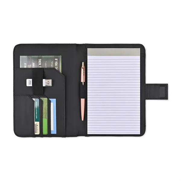 Vegan leather junior padfolio with FSC certified paper pad, interior storage,... from ASI 56070 Gemline / Gemline®
