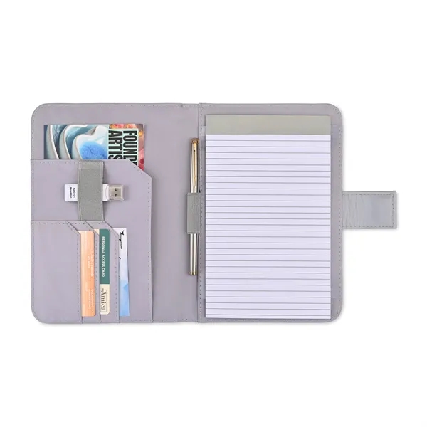 Vegan leather junior padfolio with FSC certified paper pad, interior storage,... from ASI 56070 Gemline / Gemline®