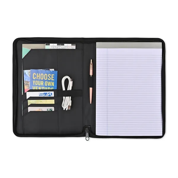 Vegan leather full size A4 padfolio with FSC certified paper pad,... from ASI 56070 Gemline / Gemline®