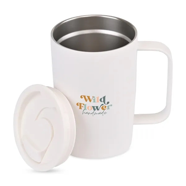 15 oz. recycled stainless steel mug with double wall insulation, sweat-proof... from ASI 56070 Gemline / Gemline®