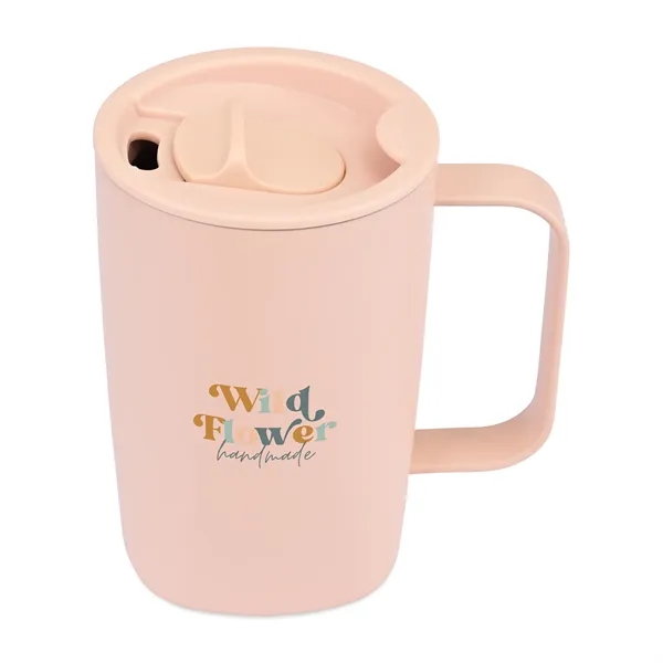 15 oz. recycled stainless steel mug with double wall insulation, sweat-proof... from ASI 56070 Gemline / Gemline®