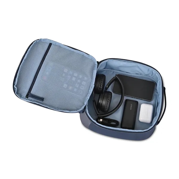 9" x 10" x 4" toiletry bag made of rPET material.... from ASI 56070 Gemline / Gemline®