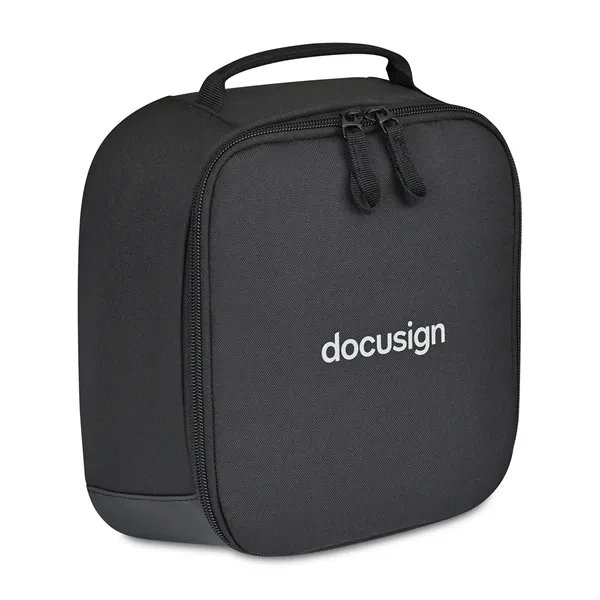 9" x 10" x 4" toiletry bag made of rPET material.... from ASI 56070 Gemline / Gemline®