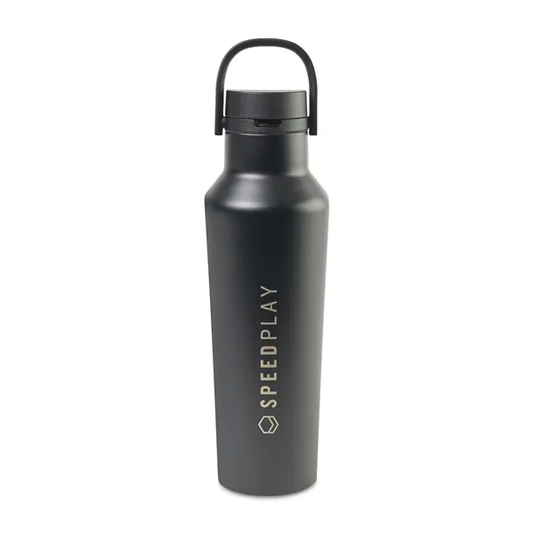 20 oz. stainless steel bottle with flip-top chug lid and silicone... from ASI 56070 Gemline / Gemline®