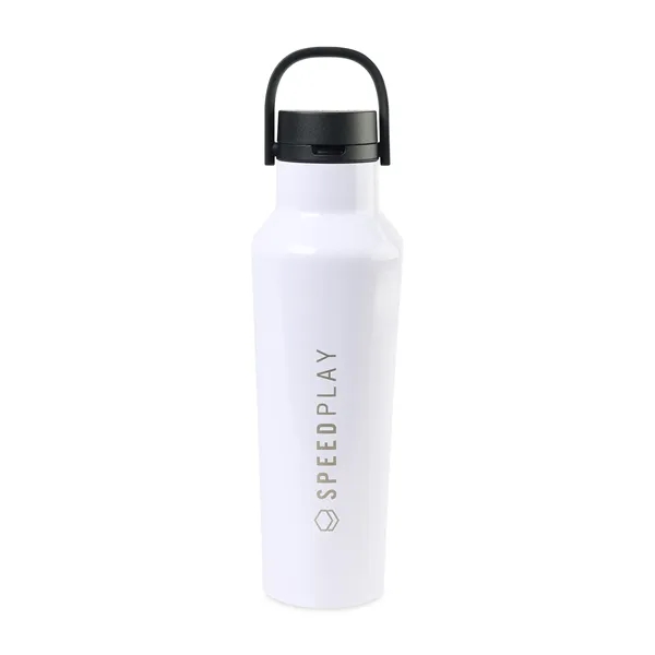 20 oz. stainless steel bottle with flip-top chug lid and silicone... from ASI 56070 Gemline / Gemline®