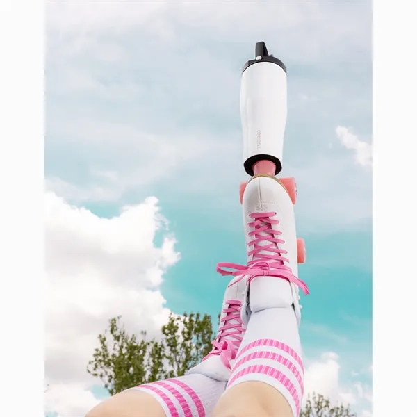 30 oz. tripled insulated stainless steel tumbler with handle, lid and... from ASI 56070 Gemline / Gemline®