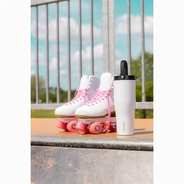 30 oz. tripled insulated stainless steel tumbler with handle, lid and... from ASI 56070 Gemline / Gemline®