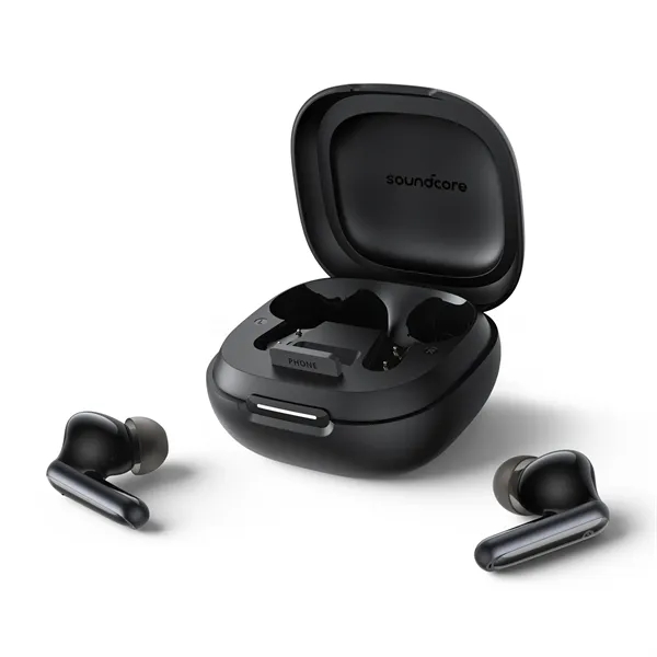 Noise-cancelling, wireless earbuds and charging case/phone stand.... from ASI 56070 Gemline / Gemline®