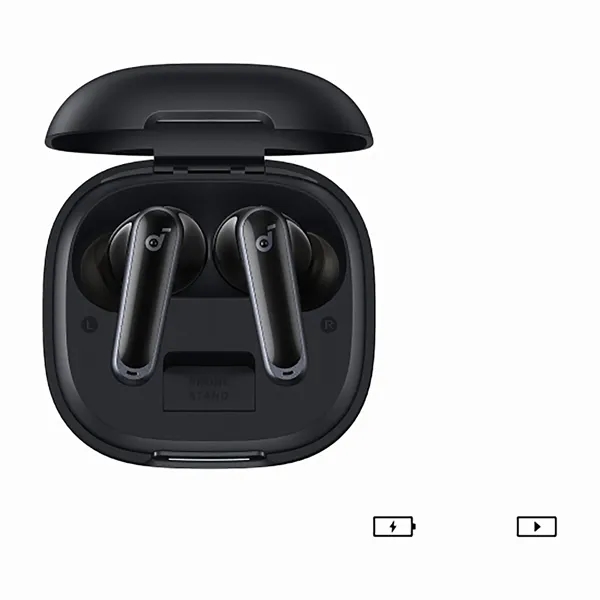 Noise-cancelling, wireless earbuds and charging case/phone stand.... from ASI 56070 Gemline / Gemline®