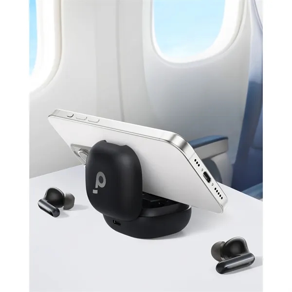 Noise-cancelling, wireless earbuds and charging case/phone stand.... from ASI 56070 Gemline / Gemline®