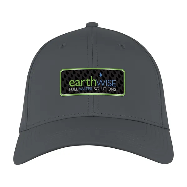 Performance cap made from recycled materials with pre-curved visor and hook... from ASI 56070 Gemline / Gemline®