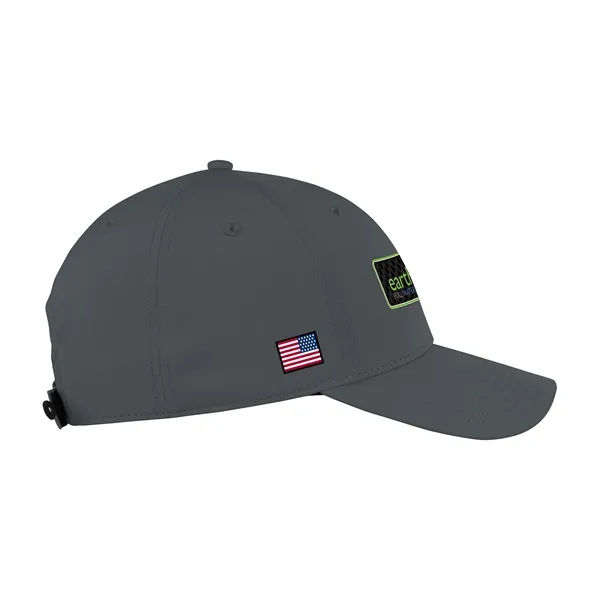 Performance cap made from recycled materials with pre-curved visor and hook... from ASI 56070 Gemline / Gemline®
