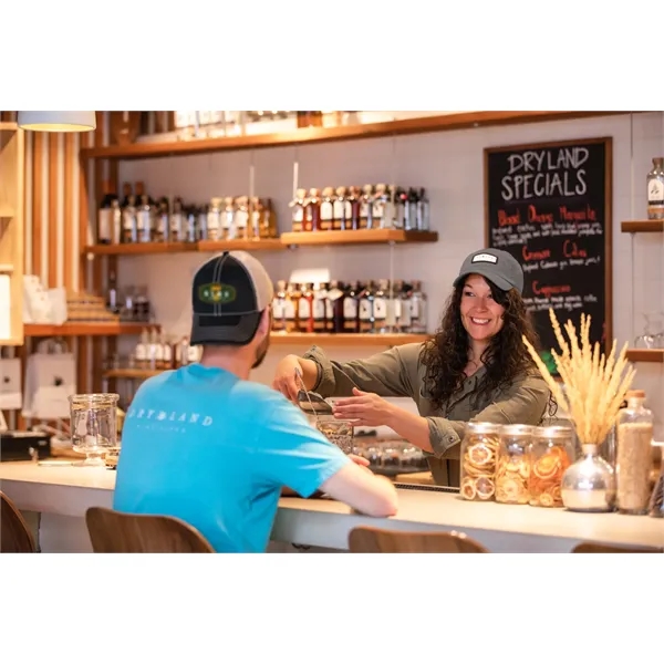 Baseball cap with pre-curved visor, molded snap back and soft mesh... from ASI 56070 Gemline / Gemline®