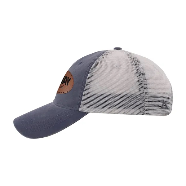 Hat with washed pigment-dyed twill front, unstructured mesh back and relaxed... from ASI 56070 Gemline / Gemline®