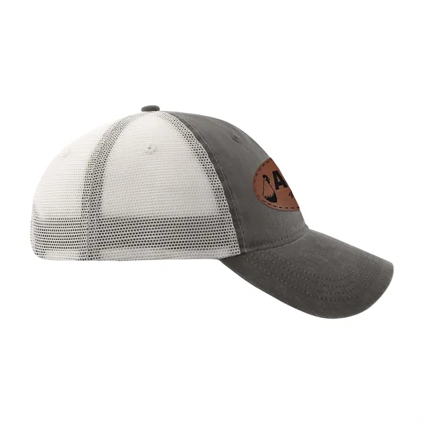 Hat with washed pigment-dyed twill front, unstructured mesh back and relaxed... from ASI 56070 Gemline / Gemline®