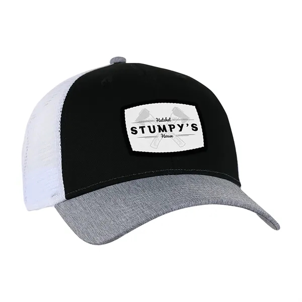 Hat with a deep crown, pre-curved visor, molded snap back, cotton... from ASI 56070 Gemline / Gemline®