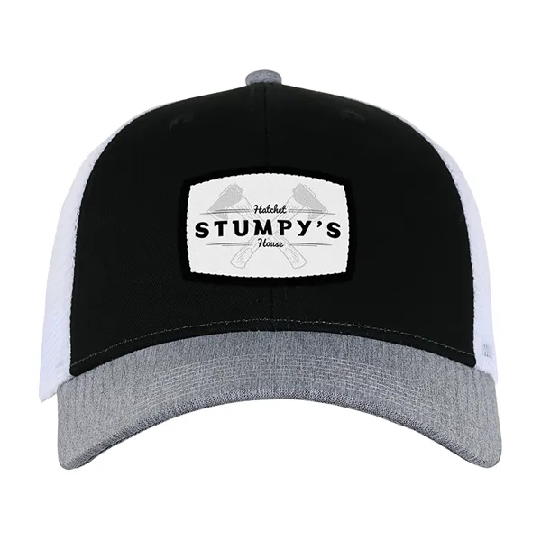 Hat with a deep crown, pre-curved visor, molded snap back, cotton... from ASI 56070 Gemline / Gemline®