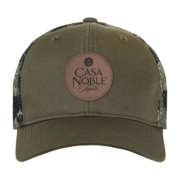 Trucker hat with mesh back pre-curved visor and snap closure.... from ASI 56070 Gemline / Gemline®