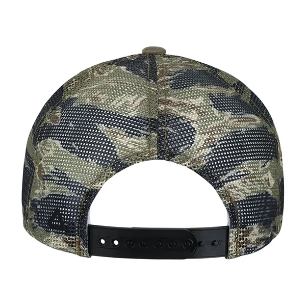 Trucker hat with mesh back pre-curved visor and snap closure.... from ASI 56070 Gemline / Gemline®