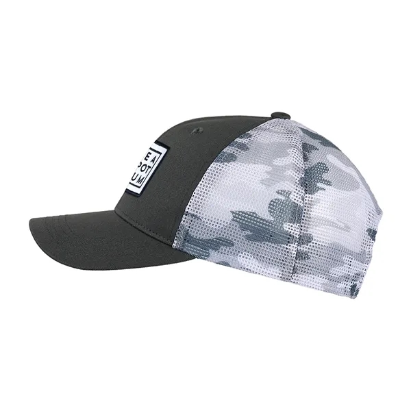 Trucker cap with cool patterned mesh backing.... from ASI 56070 Gemline / Gemline®