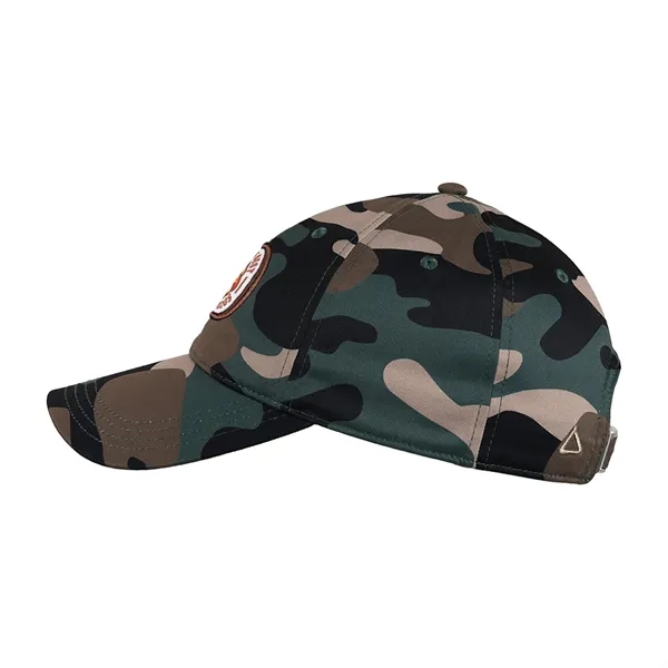 Camouflage hat with hook and loop fastener and unstructured design.... from ASI 56070 Gemline / Gemline®