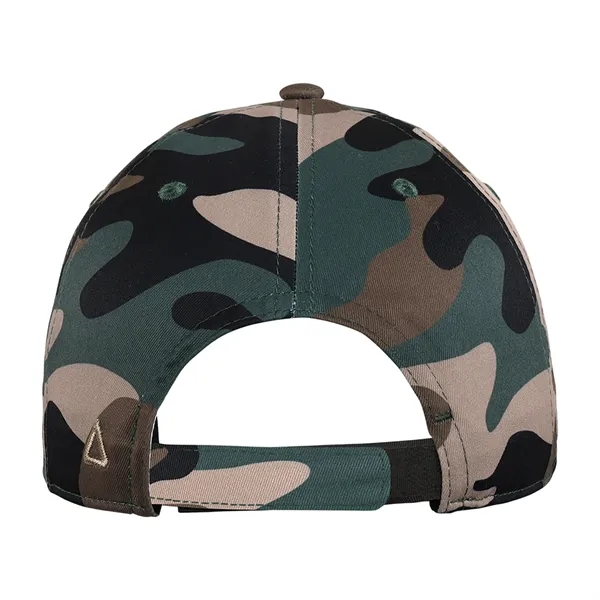Camouflage hat with hook and loop fastener and unstructured design.... from ASI 56070 Gemline / Gemline®