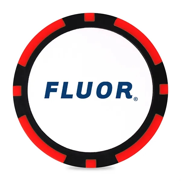 11.5 gram weighted, two-sided poker chip ball marker.... from ASI 56070 Gemline / Gemline®