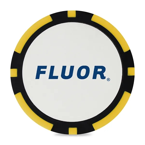 11.5 gram weighted, two-sided poker chip ball marker.... from ASI 56070 Gemline / Gemline®