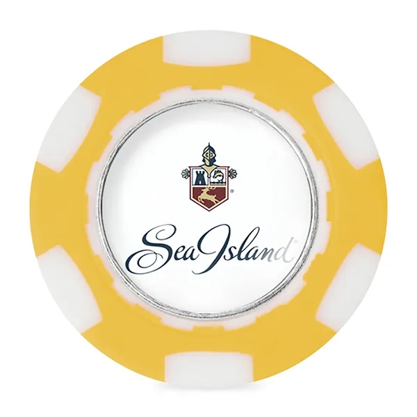 Standard size poker chip with removable custom ball marker.... from ASI 56070 Gemline / Gemline®