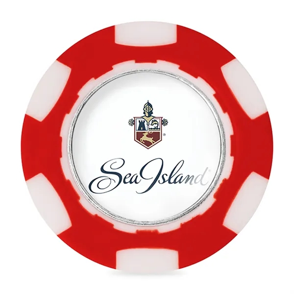 Standard size poker chip with removable custom ball marker.... from ASI 56070 Gemline / Gemline®
