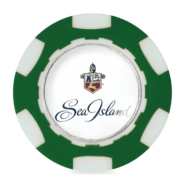 Standard size poker chip with removable custom ball marker.... from ASI 56070 Gemline / Gemline®