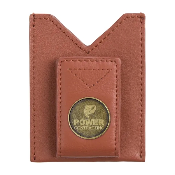 Leather credit card holder with money clip and golf ball marker.... from ASI 56070 Gemline / Gemline®