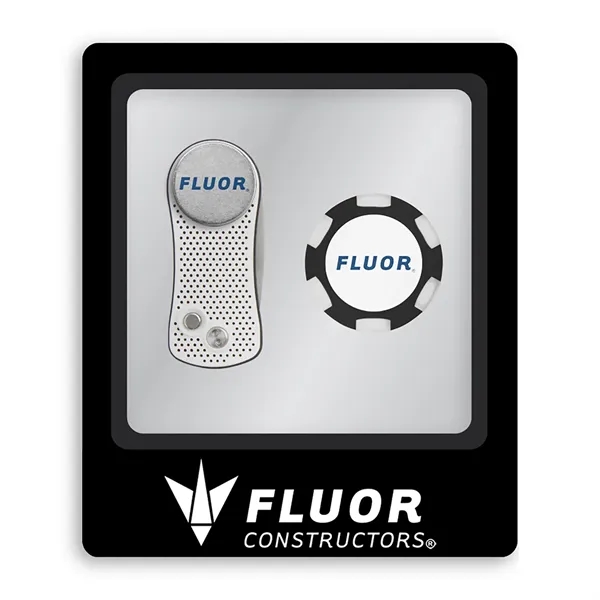 Golf gift set with a divot repair tool and ball marker.... from ASI 56070 Gemline / Gemline®