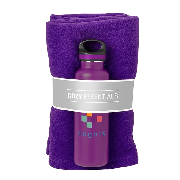 Cozy Essentials gift set with a fleece blanket measuring 60" x... from ASI 88060 Snugz/USA Inc / Sweda®