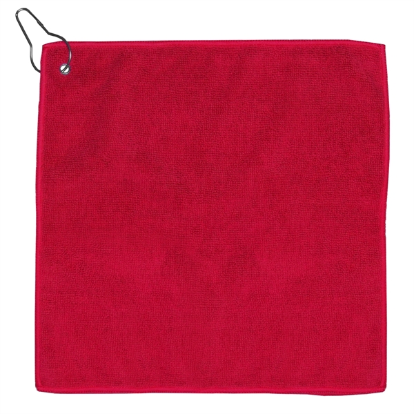 12" x 12" 300GSM microfiber golf towel with metal grommet and... from ASI 62660 Innovation Line