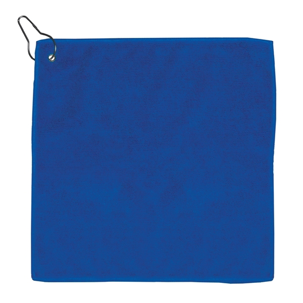 12" x 12" 300GSM microfiber golf towel with metal grommet and... from ASI 62660 Innovation Line