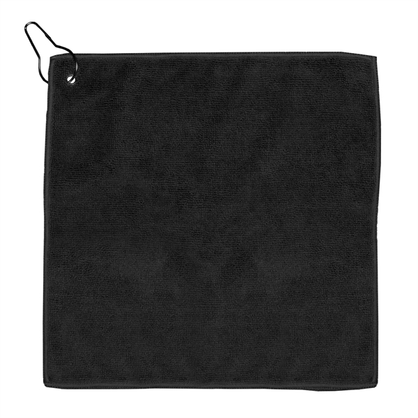 12" x 12" 300GSM microfiber golf towel with metal grommet and... from ASI 62660 Innovation Line