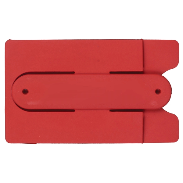 3 5/8" x 2 1/8" adhesive silicone cellphone wallet, cord wrap... from ASI 62660 Innovation Line