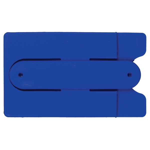 3 5/8" x 2 1/8" adhesive silicone cellphone wallet, cord wrap... from ASI 62660 Innovation Line