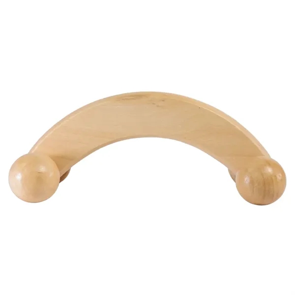 Wooden four-wheeled rolling massager.... from ASI 34415 Alpi International LTD