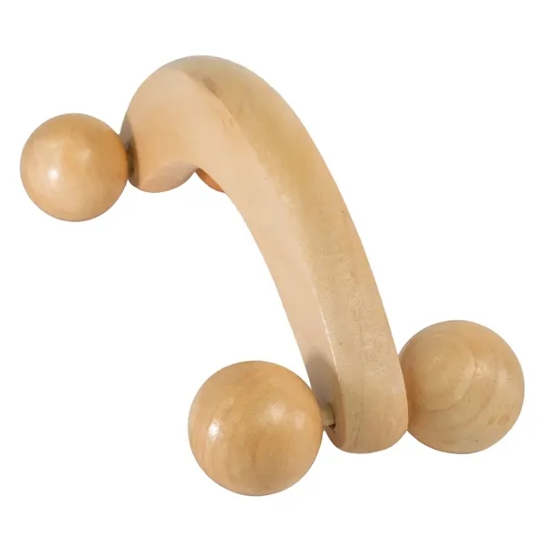 Wooden four-wheeled rolling massager.... from ASI 34415 Alpi International LTD