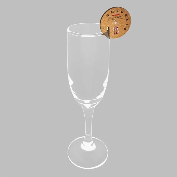Acrylic Drink Charm for the rim of a glass.... from ASI 72521 Morris Magnets / Laser Cuts