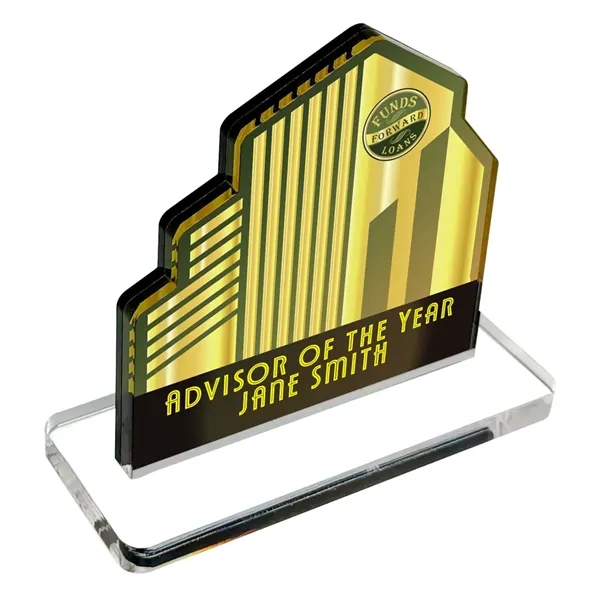 Acrylic award with full digital color customization and a 3/8" acrylic... from ASI 72521 Morris Magnets