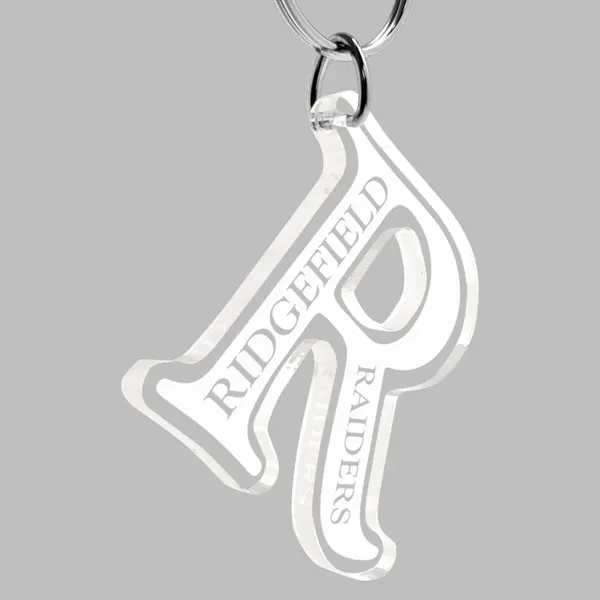 1/4" laser etched keychain made of high-quality acrylic.... from ASI 72521 Morris Magnets / Laser Cuts