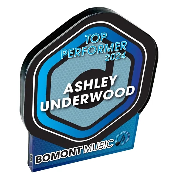 1/2" free-standing acrylic award.... from ASI 72521 Morris Magnets