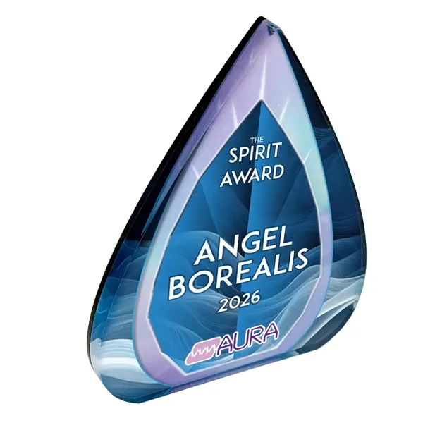 1/2" free-standing acrylic award.... from ASI 72521 Morris Magnets